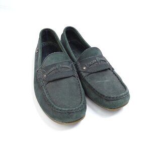 Weinbrenner‎ Mens 9 Green Leather Comfort Casual Loafer Driving Shoes Boat